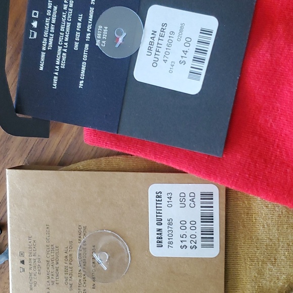 2 pairs Urban Outfitters Thin ankle socks Panda & Cactus 🌵 - Picture 2 of 5